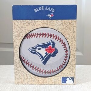 NWT Iconic Puzzles Toronto Blue Jays Wooden Puzzle | Official MLB Licensed